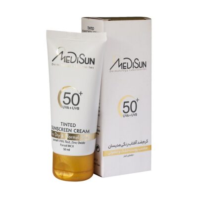 مديسان ضدآفتاب پوست خشک و معمولي بژطبيعيspf50