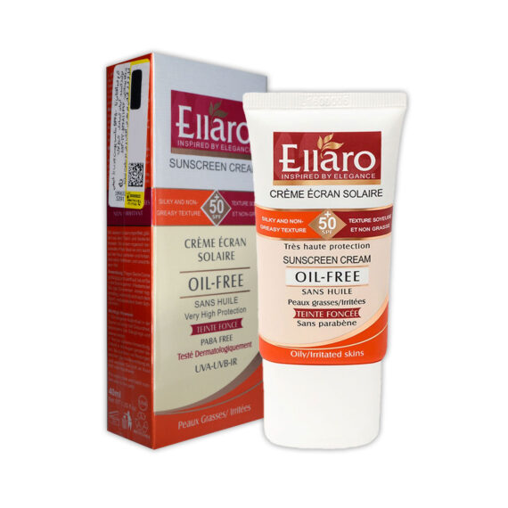 Ellaro-Sunscreen-Cream-SPF50-Oil-Free-Natural-Beige-40ml